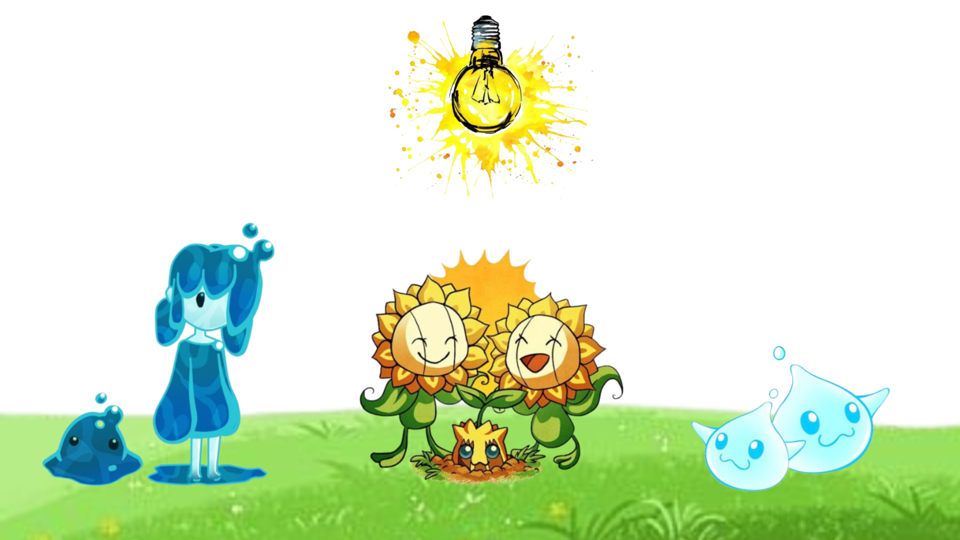 Ilustración sobre ahorro de agua y energía